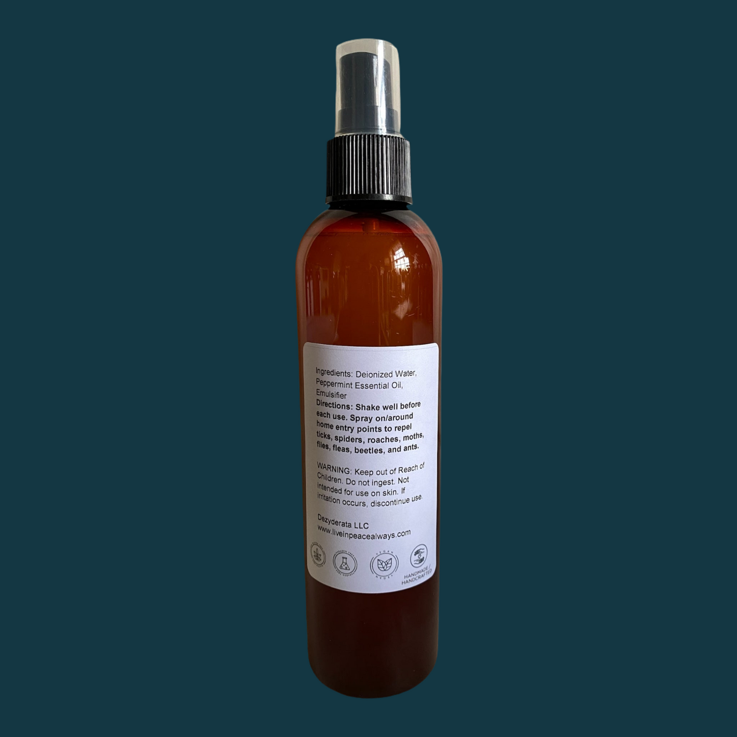 Insect Repellent, Natural Pest Repellent Peppermint Spray - 8oz