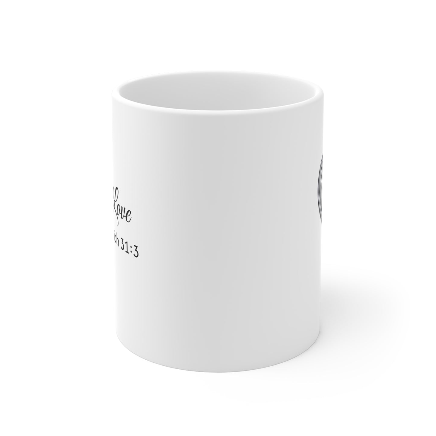 Inspirational 'Everlasting Love' Mug - 11oz Coffee Cup for Encouragement