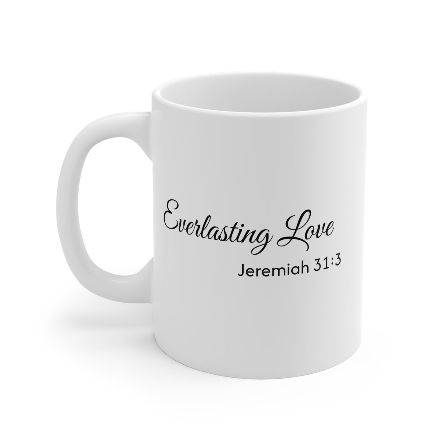 Inspirational 'Everlasting Love' Mug - 11oz Coffee Cup for Encouragement