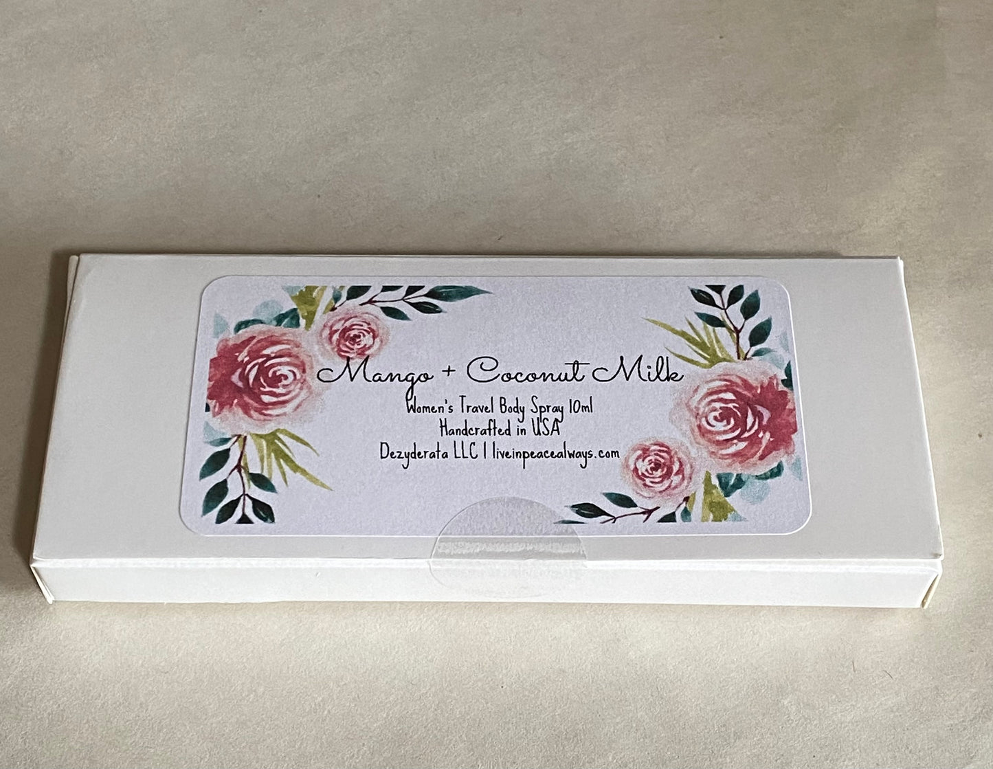 Body Spray, Handmade, Fragrance Oils - Travel Size 10ml