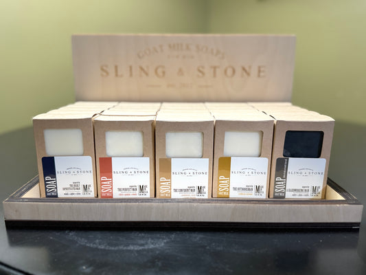 Bar Soap, Sling & Stone Handcrafted Goat Milk Soap, Men's Assorted Scents - 5oz
