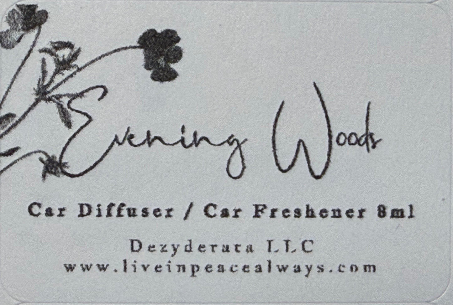 Car Freshener, Hanging Car Diffuser, Assorted Scents - 8ml