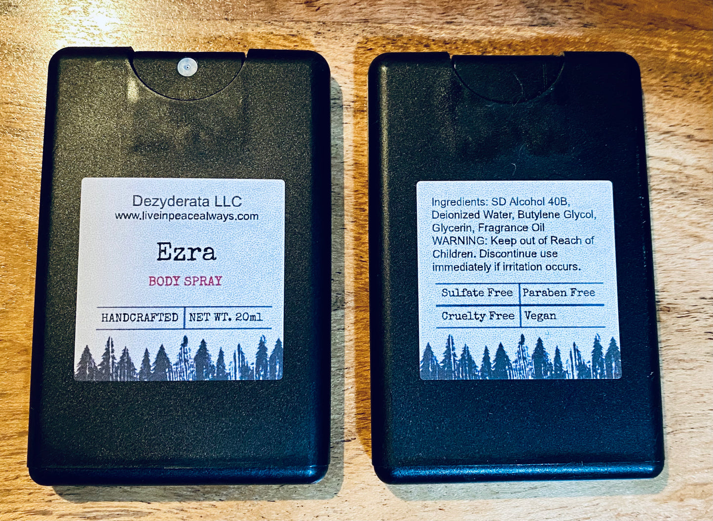 Body Spray, Men’s Travel Body Spray, 20ml