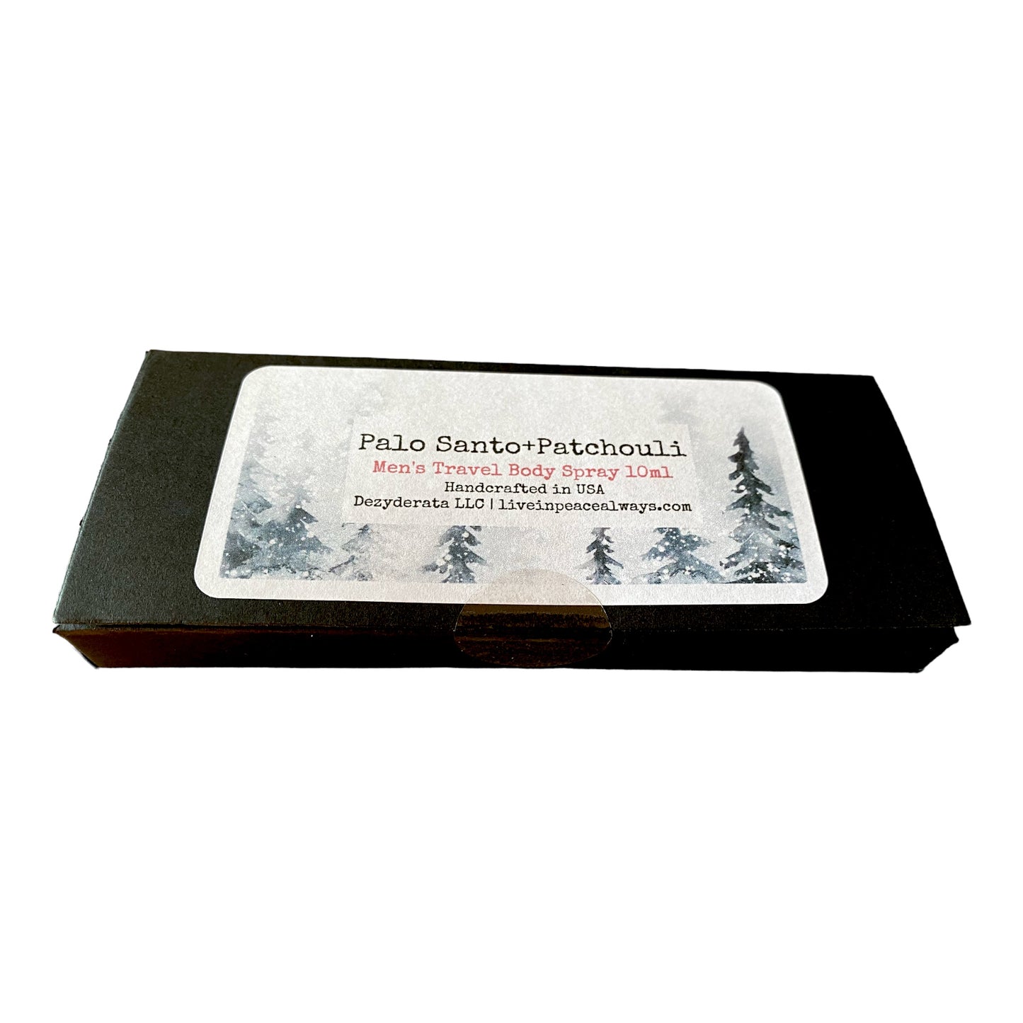 Body Spray, Handmade, Men's Travel Size Body Spray - 10ml