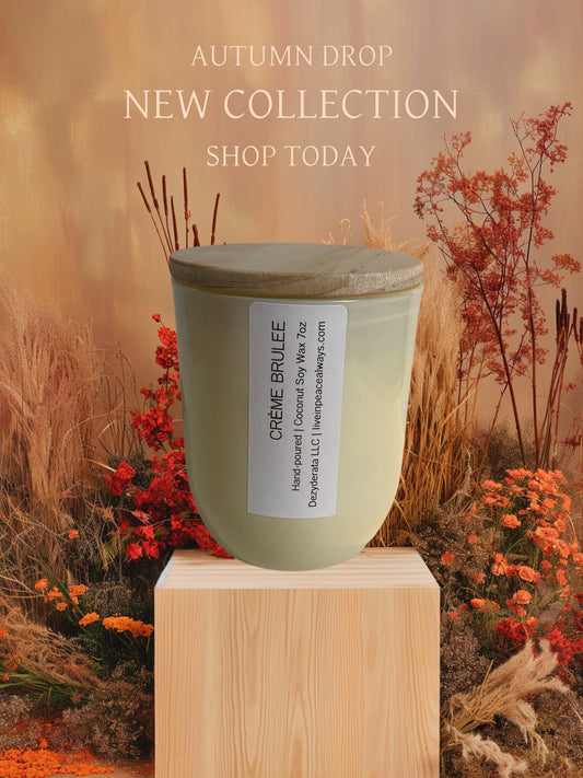 Candles, Handmade, Seasonal Fall Scented Soy Wax Candles, Assorted Scents - 7oz