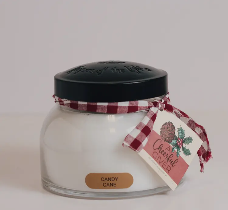 Candles, A Cheerful Giver, Kotl Mama Candle, Candy Cane 22oz