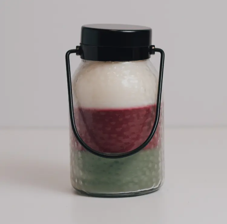 Candles, A Cheerful Giver, Simplicity Lantern Candle, Christmas Splendor 16oz
