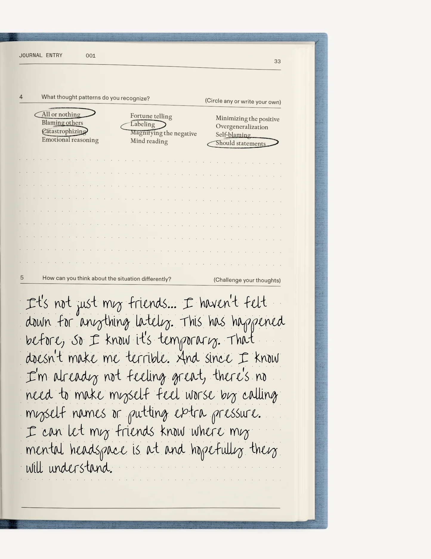 Diarios, Cuadernos de Terapia, El Cuaderno Antiansiedad - 1 CT