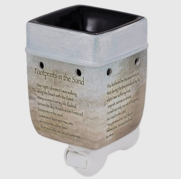 Plug-In Warmer, Footprints in the Sand Wax Melt Warmer - 1 ct