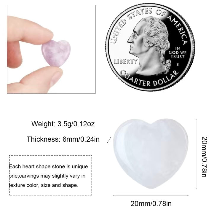 Accessories, Gratitude Stone Hearts