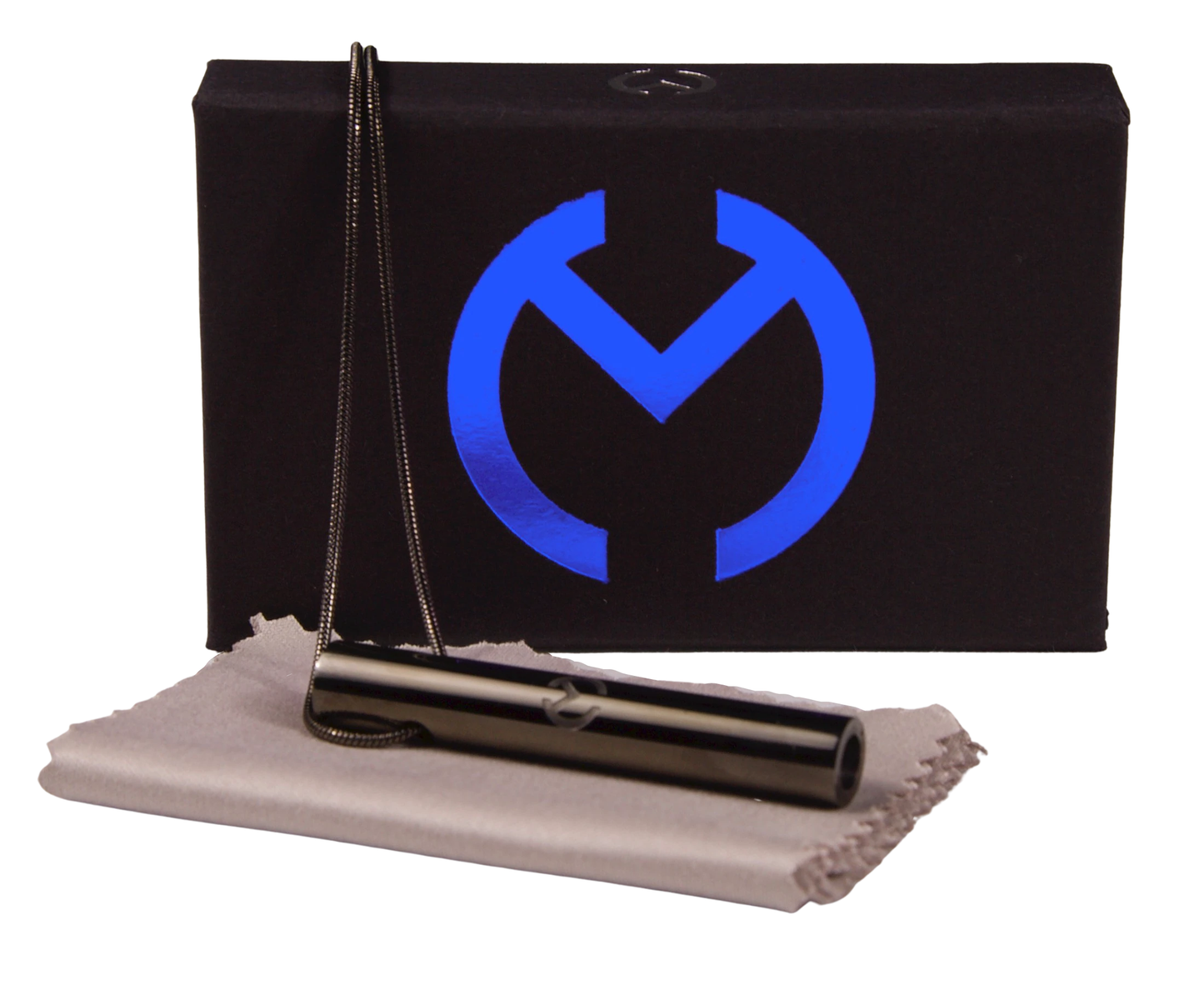 Anxiety Jewelry, Beam Stainless Steel Anxiety Necklace, Space Gray - 1 count