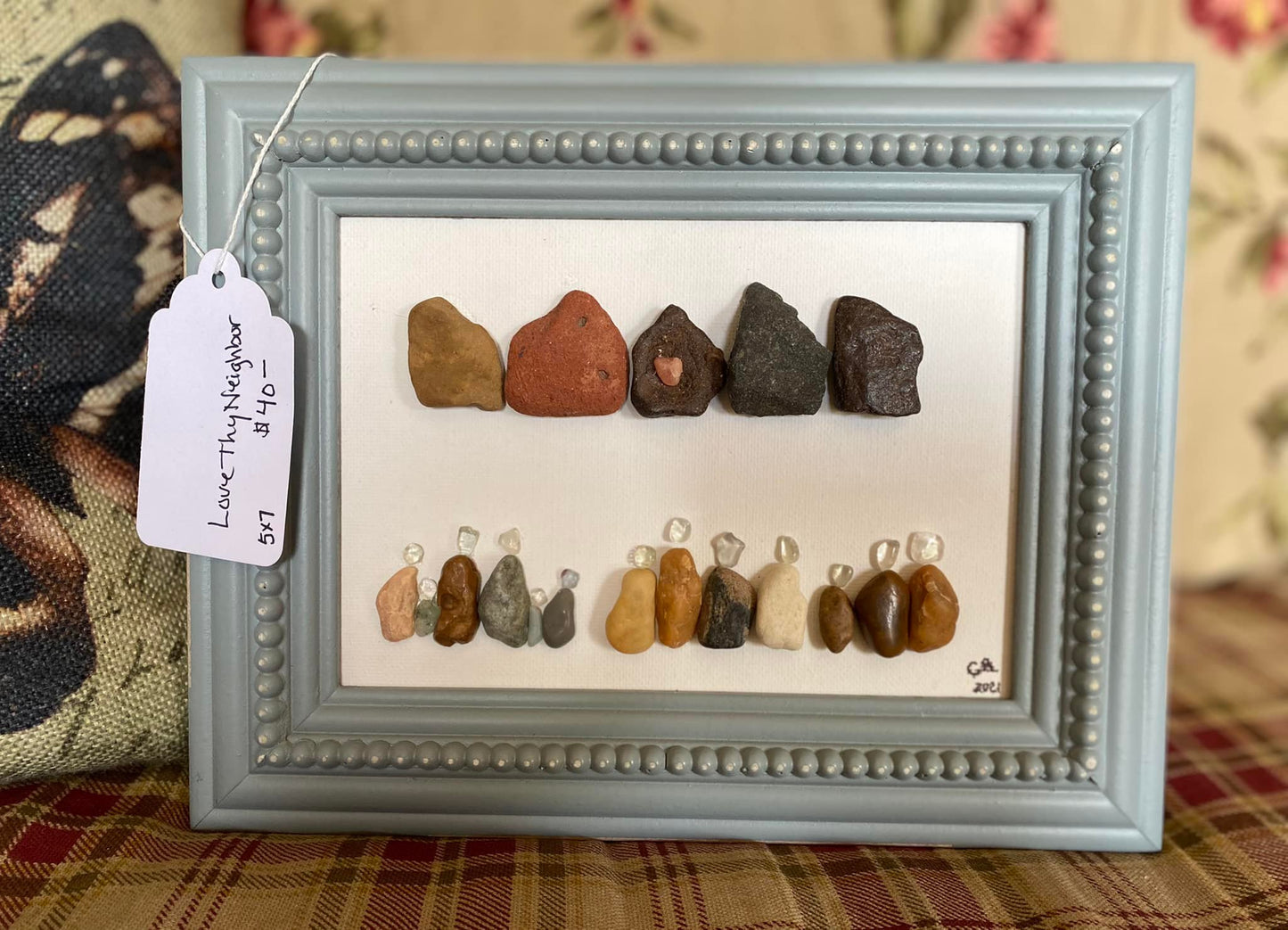 Pieza de arte original: Ama a tu prójimo de Candy Reinert