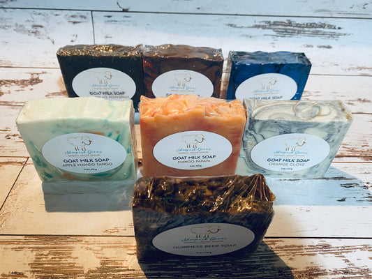 Goat Milk Soap, Sheepish Grins Handmade Goat Milk Soap  - 4 oz