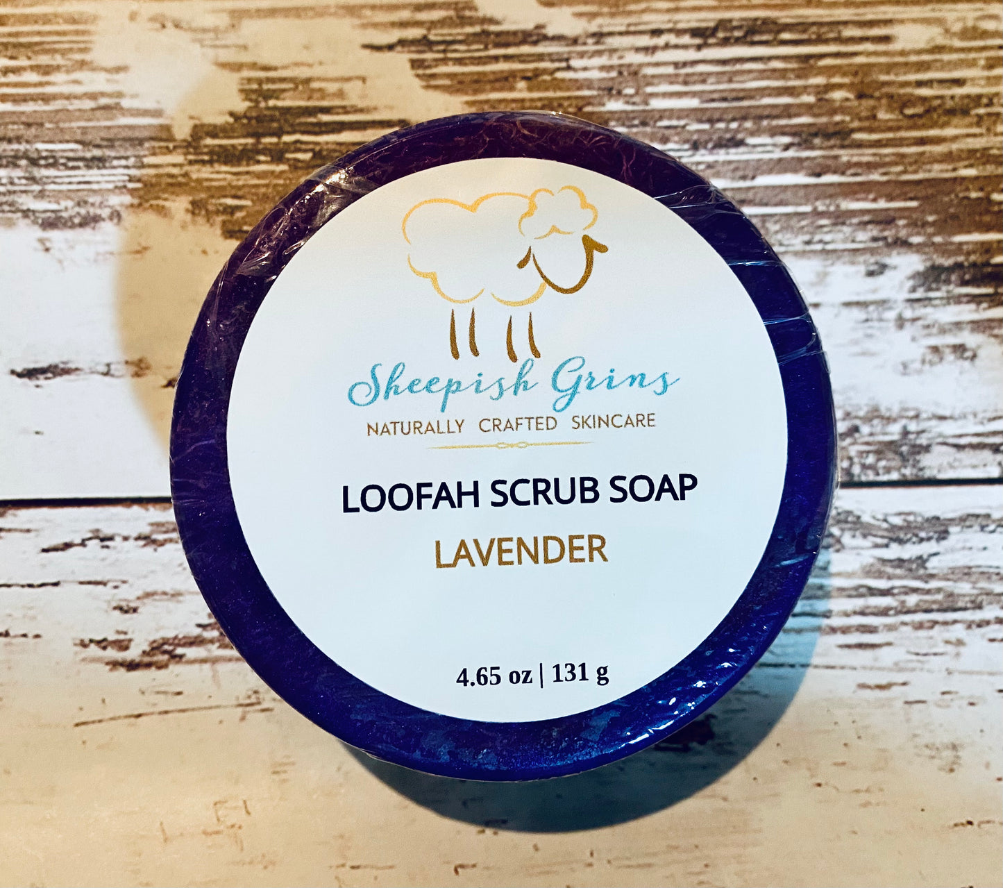 Loofah Scrub Soap, Sheepish Grins Loofah Scrub Soap  - 5.5oz