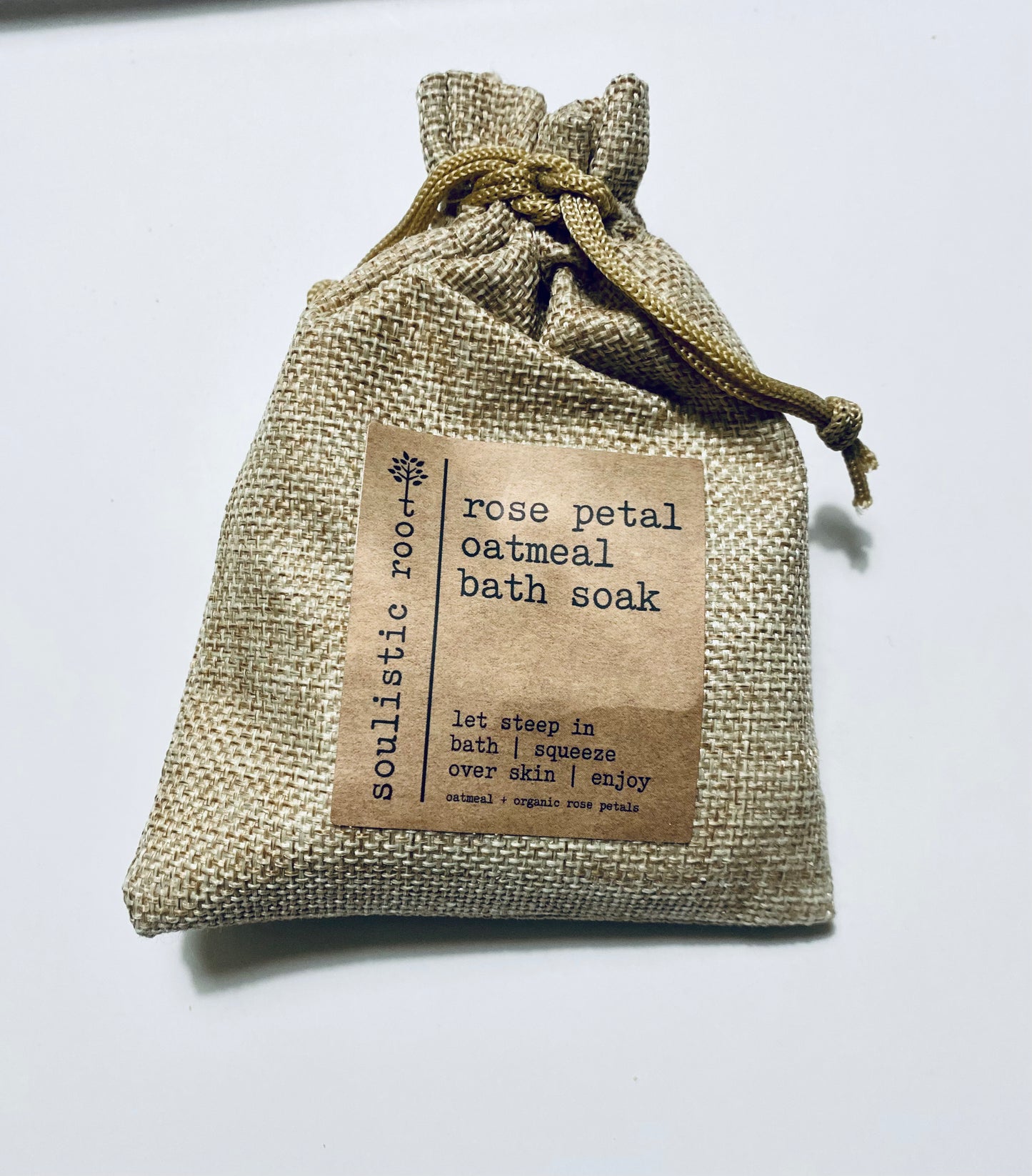 Baño en remojo, baño en remojo con avena y hierbas de raíz soulística | Té de Baño, Lavanda - Rosa - Manzanilla