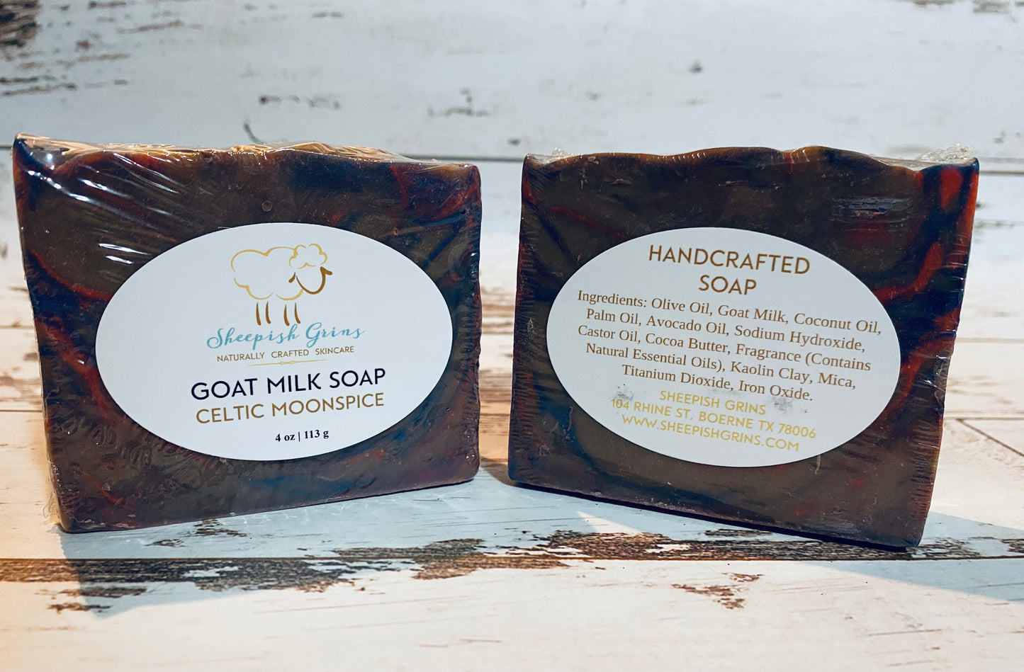 Goat Milk Soap, Sheepish Grins Handmade Goat Milk Soap  - 4 oz