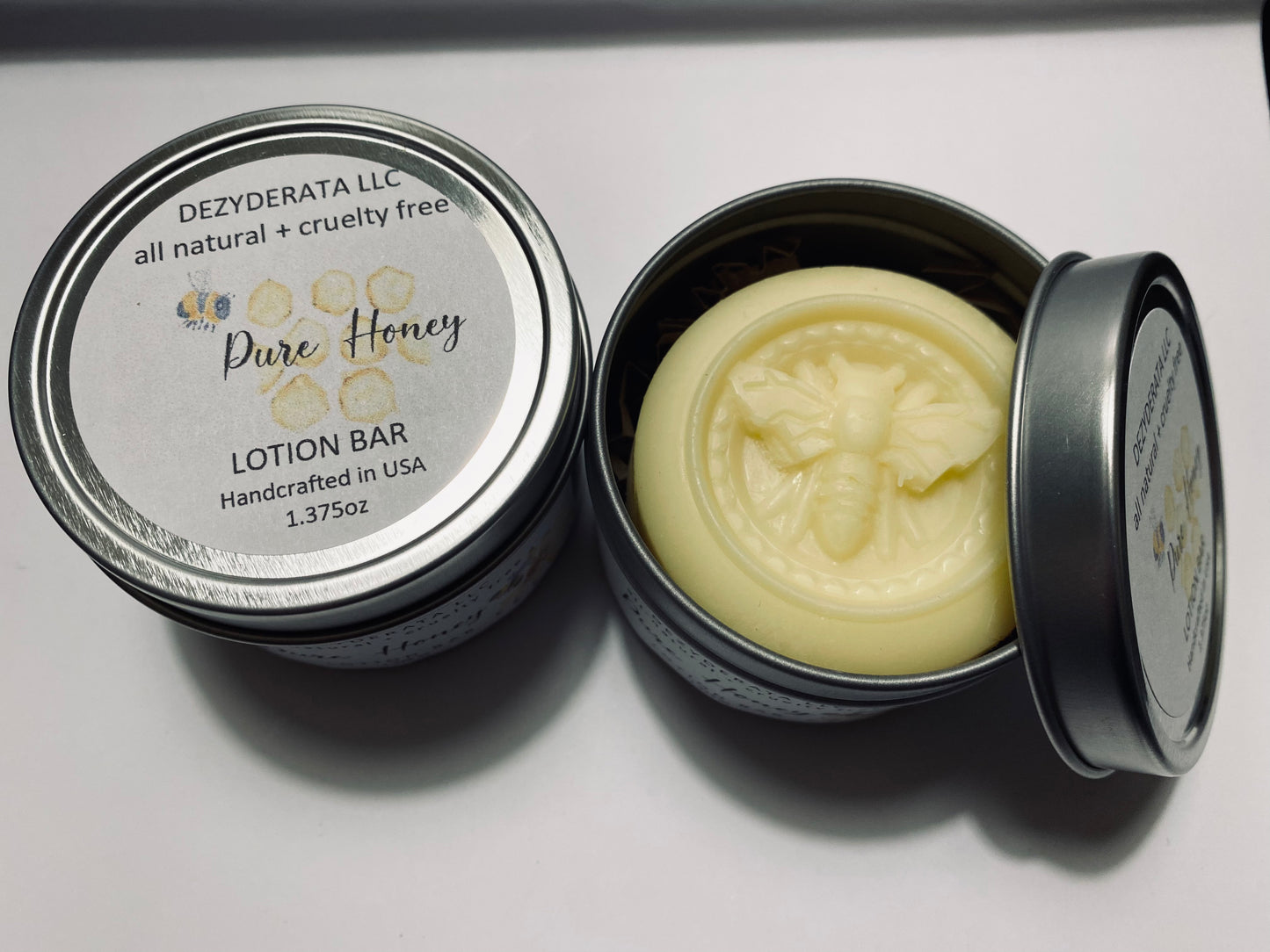 Barra de loción, manteca de karité, aroma a miel pura - 1.375 oz