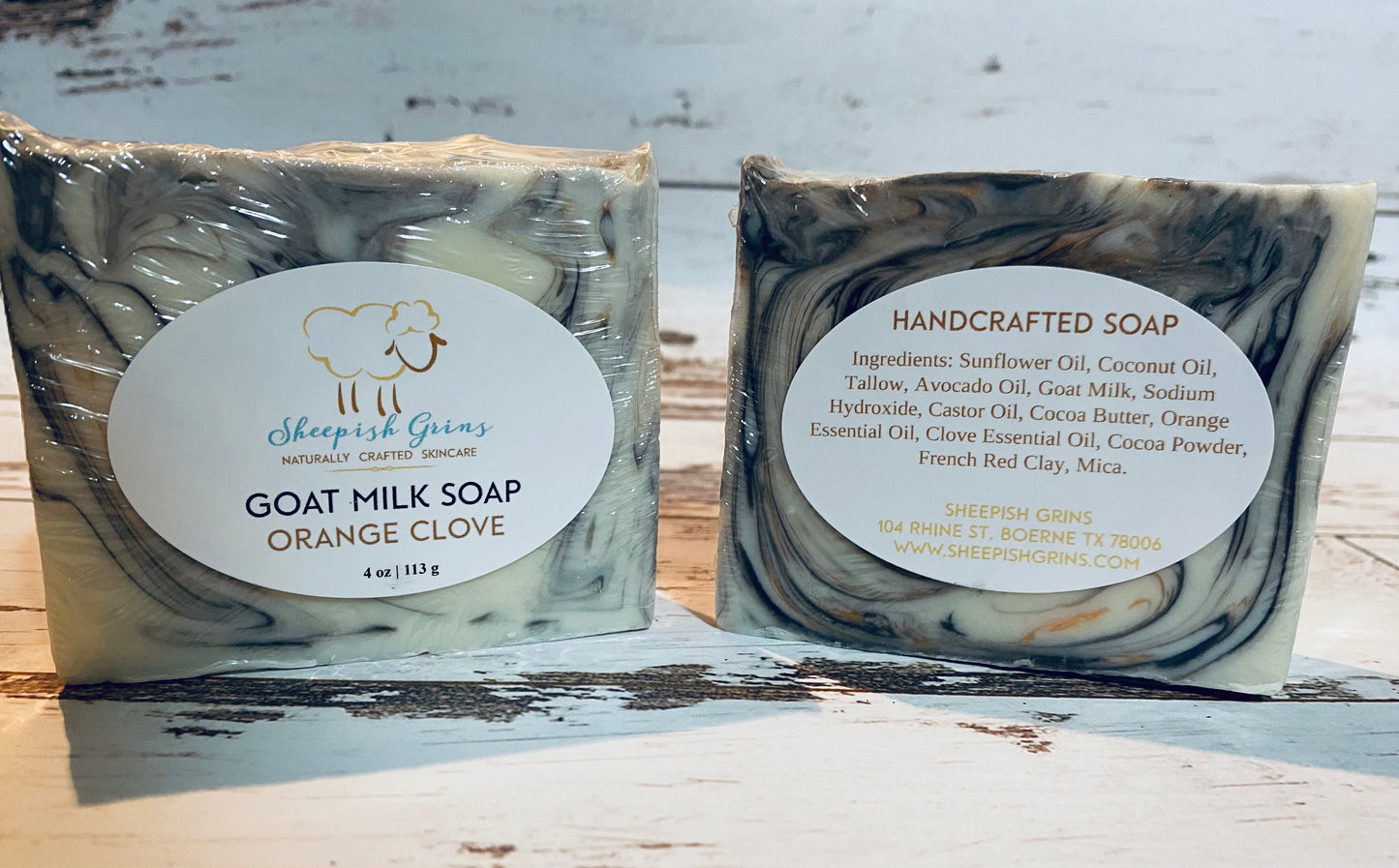 Goat Milk Soap, Sheepish Grins Handmade Goat Milk Soap  - 4 oz