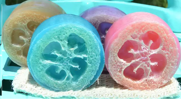 Loofah Scrub Soap, Sheepish Grins Loofah Scrub Soap  - 5.5oz