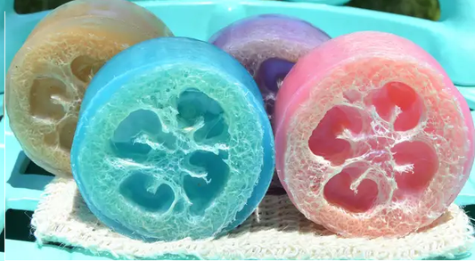 Loofah Scrub Soap, Sheepish Grins Loofah Scrub Soap  - 5.5oz