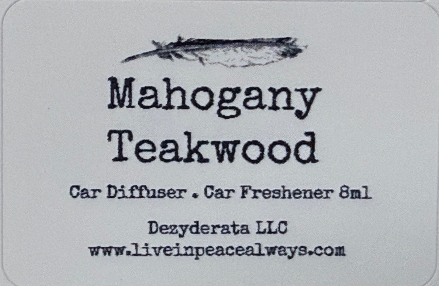 Car Freshener, Hanging Car Diffuser, Assorted Scents - 8ml