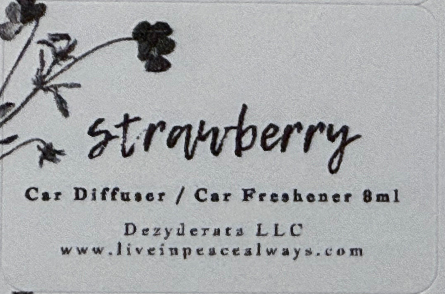 Car Freshener, Hanging Car Diffuser, Assorted Scents - 8ml
