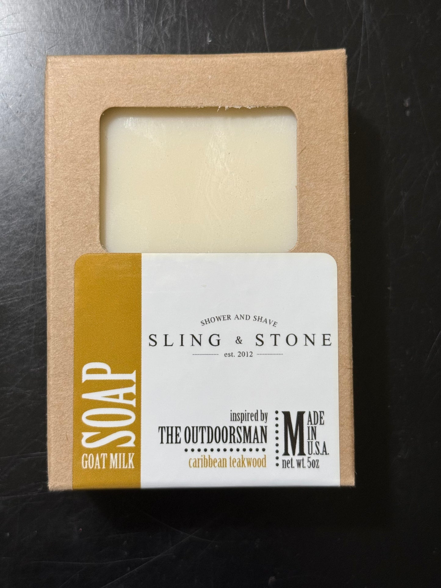 Bar Soap, Sling & Stone Handcrafted Goat Milk Soap, Men's Assorted Scents - 5oz