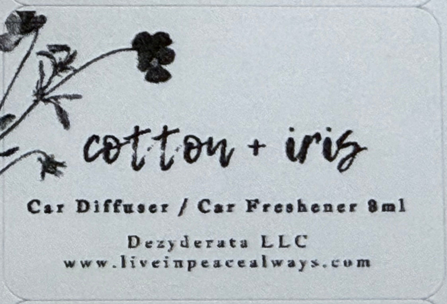 Car Freshener, Hanging Car Diffuser, Assorted Scents - 8ml