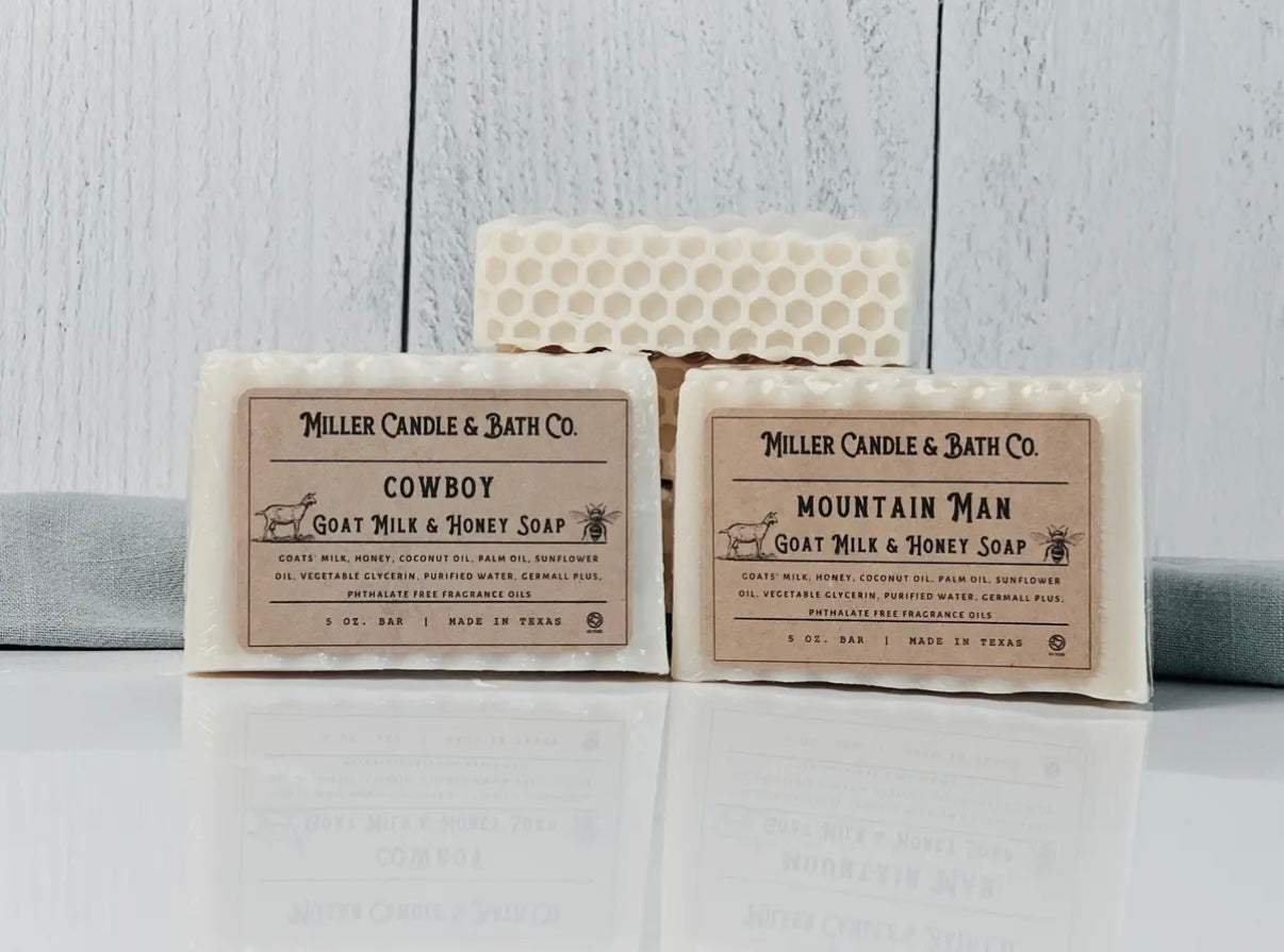 Bar Soap, Barn & Hive Men's Goat Milk & Honey Soaps - 5 oz