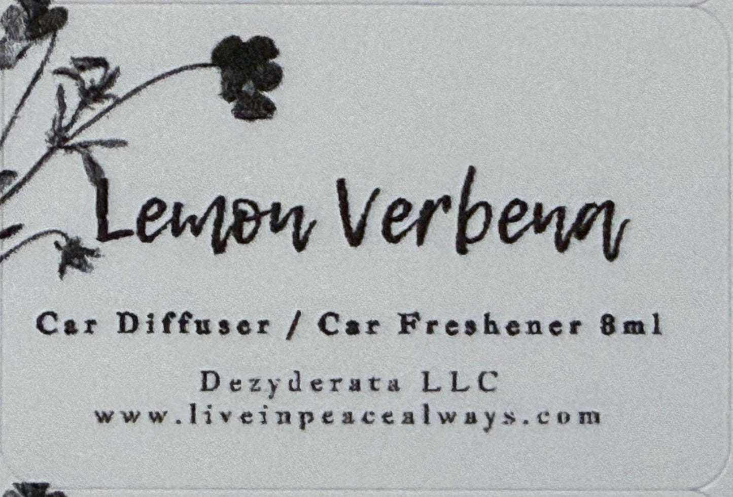 Car Freshener, Hanging Car Diffuser, Assorted Scents - 8ml