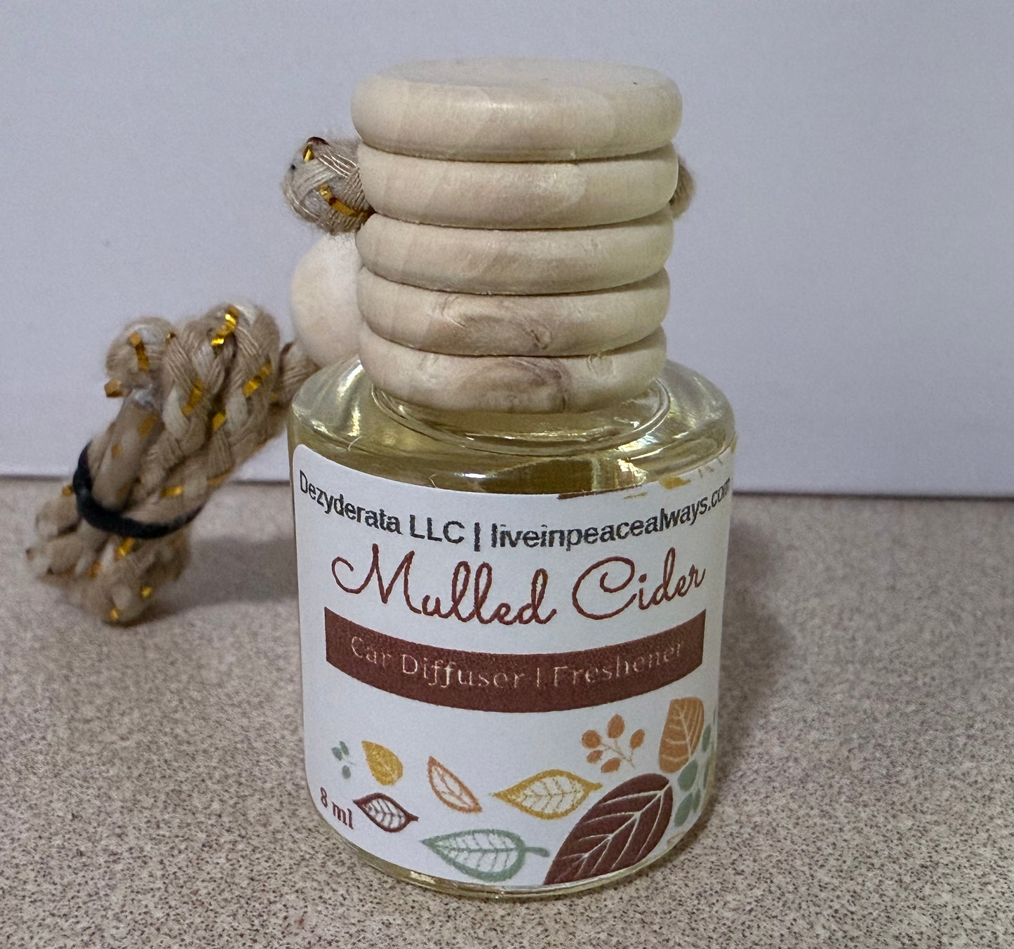 Car Freshener, Hanging Car Diffuser, Assorted Scents - 8ml