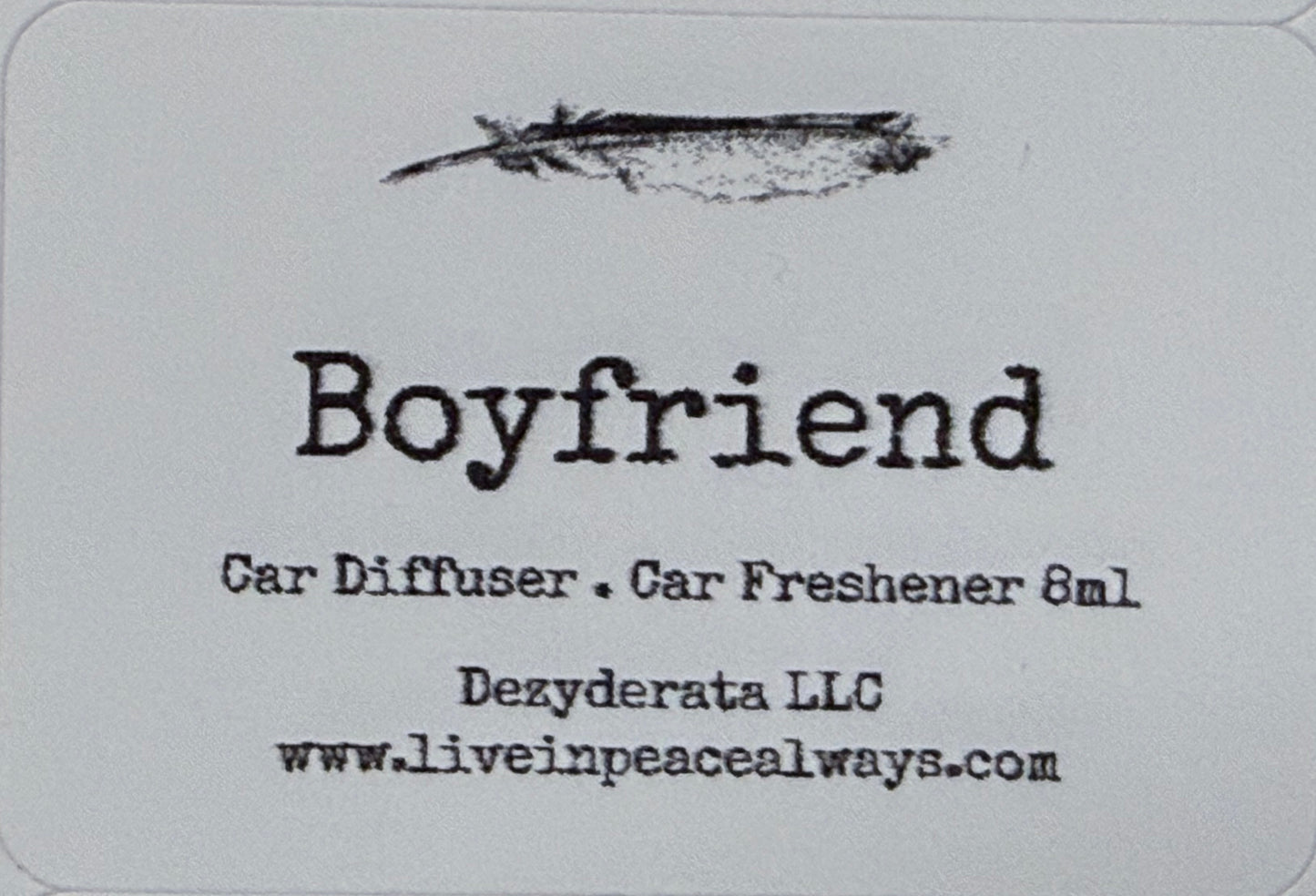 Car Freshener, Hanging Car Diffuser, Assorted Scents - 8ml
