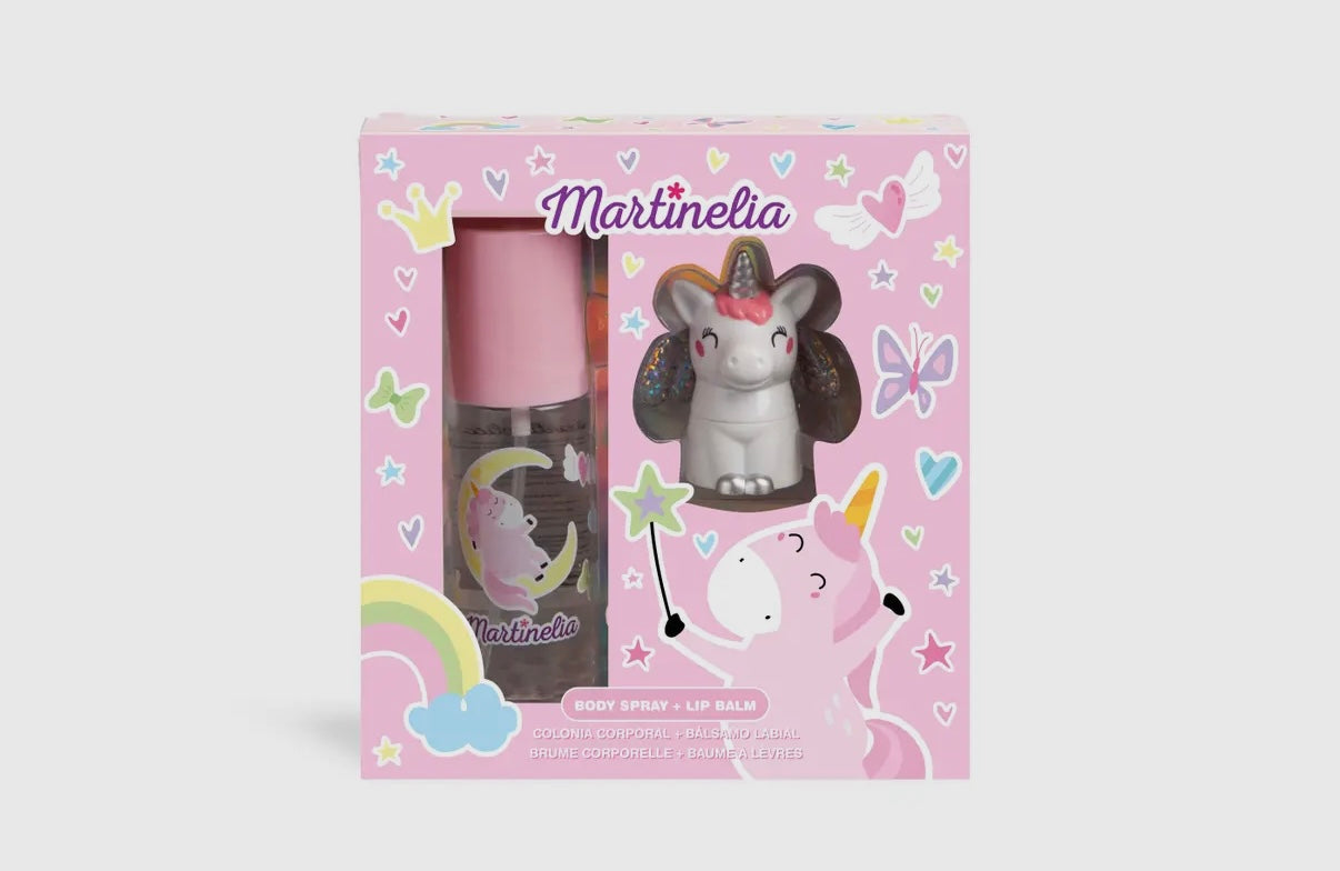 Gift Set, Martinelia Sweet Dreams Unicorn Body Spray & Lip Balm Gift Set