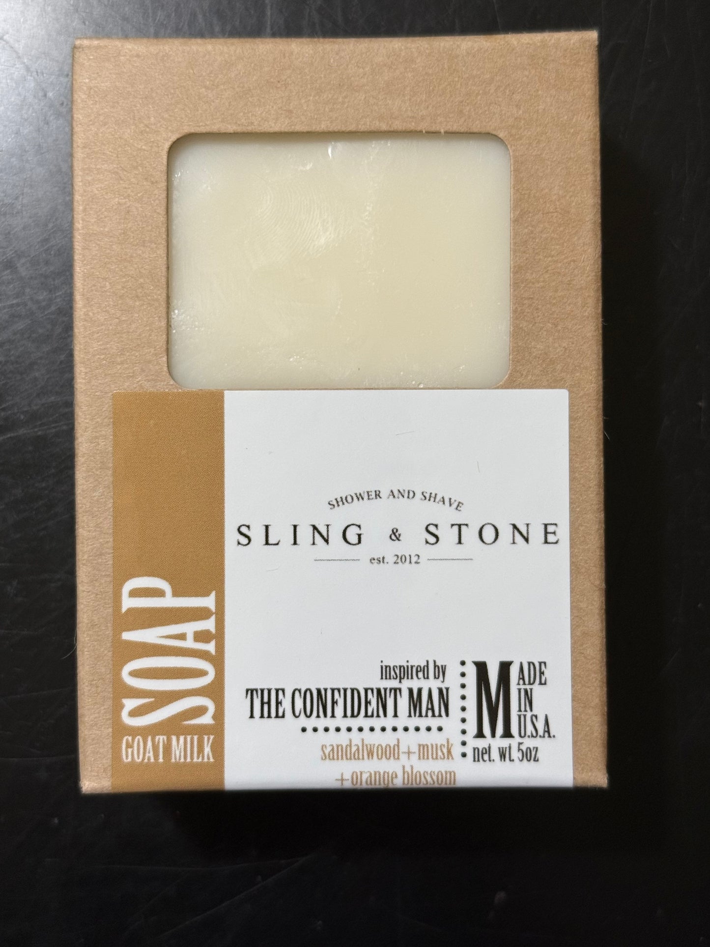 Bar Soap, Sling & Stone Handcrafted Goat Milk Soap, Men's Assorted Scents - 5oz