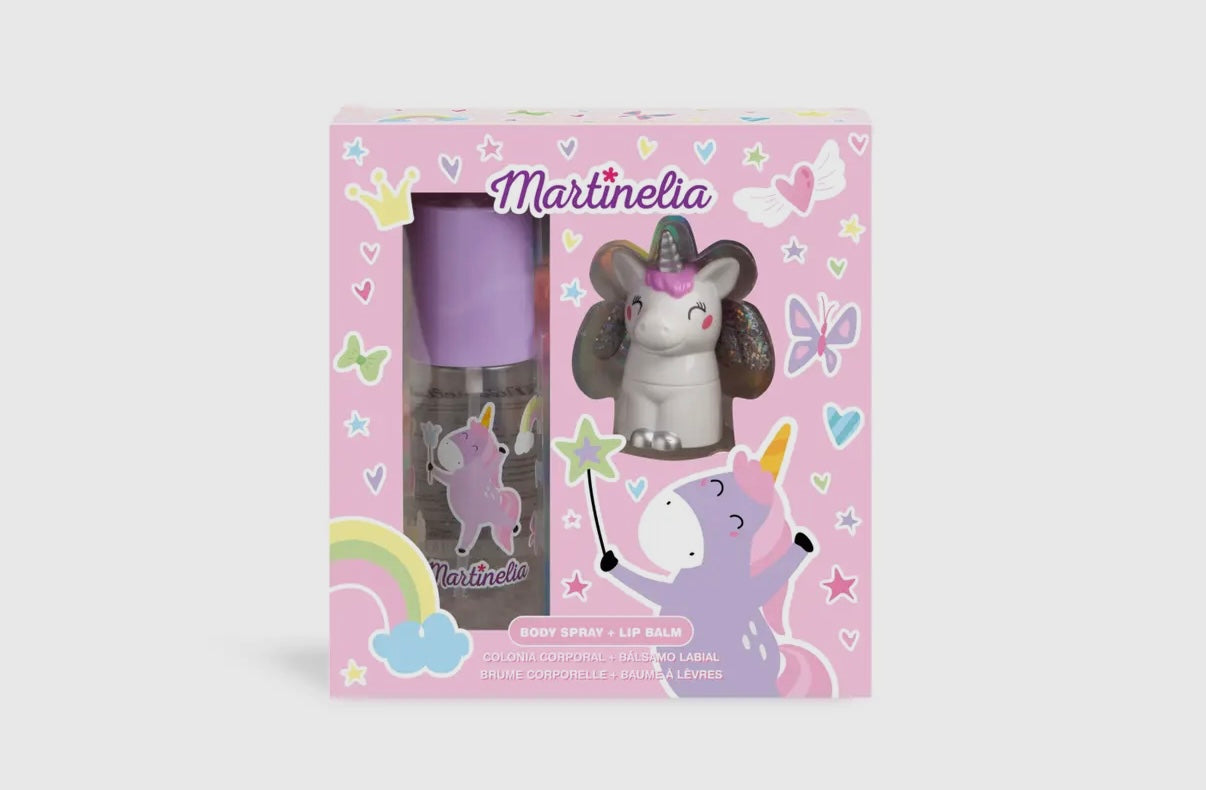 Gift Set, Martinelia Sweet Dreams Unicorn Body Spray & Lip Balm Gift Set