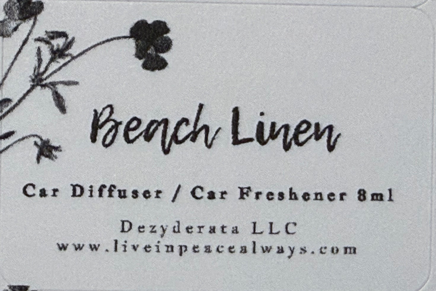 Car Freshener, Hanging Car Diffuser, Assorted Scents - 8ml