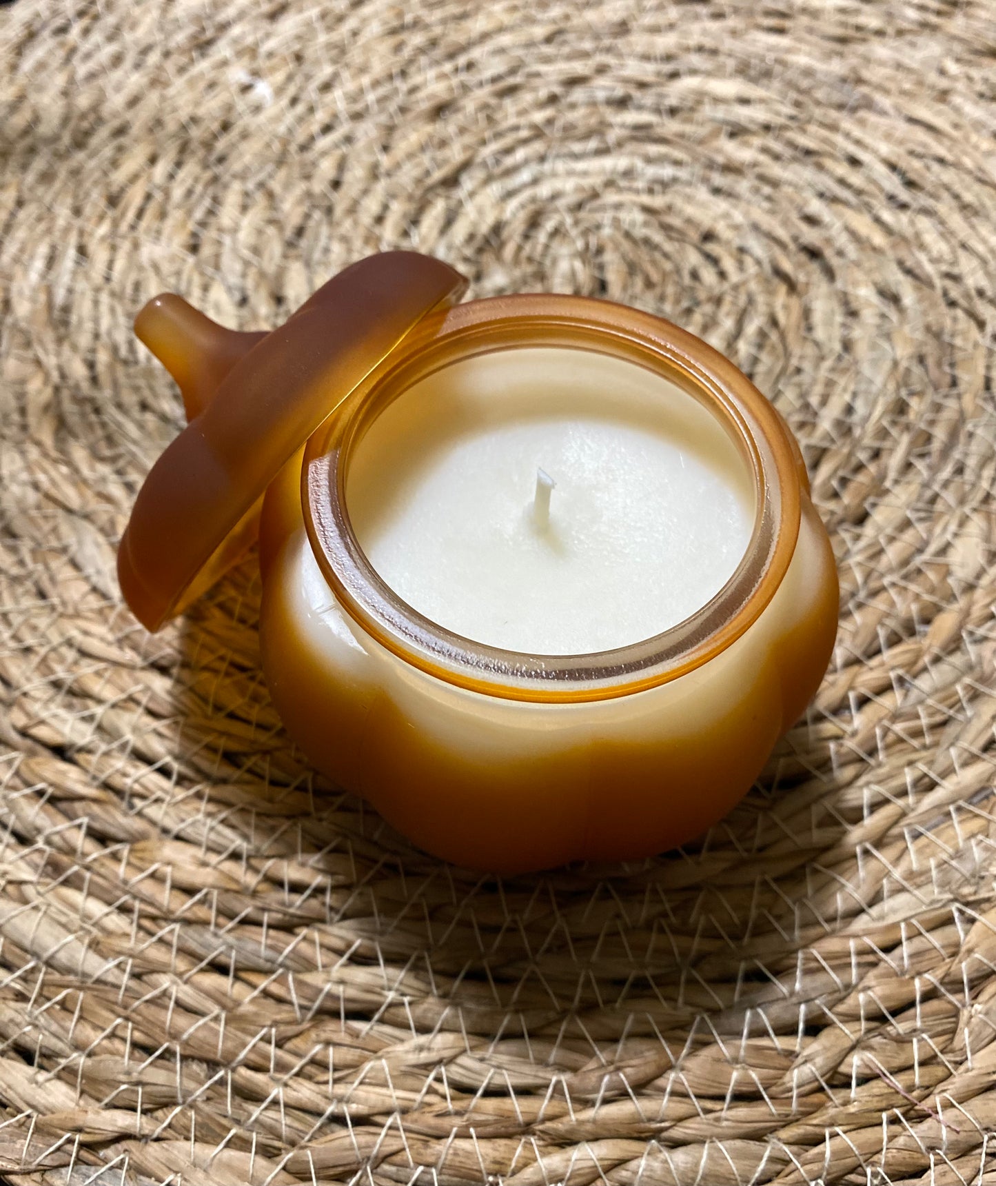 Candles, Coconut Soy Wax Pumpkin Candle - 6oz