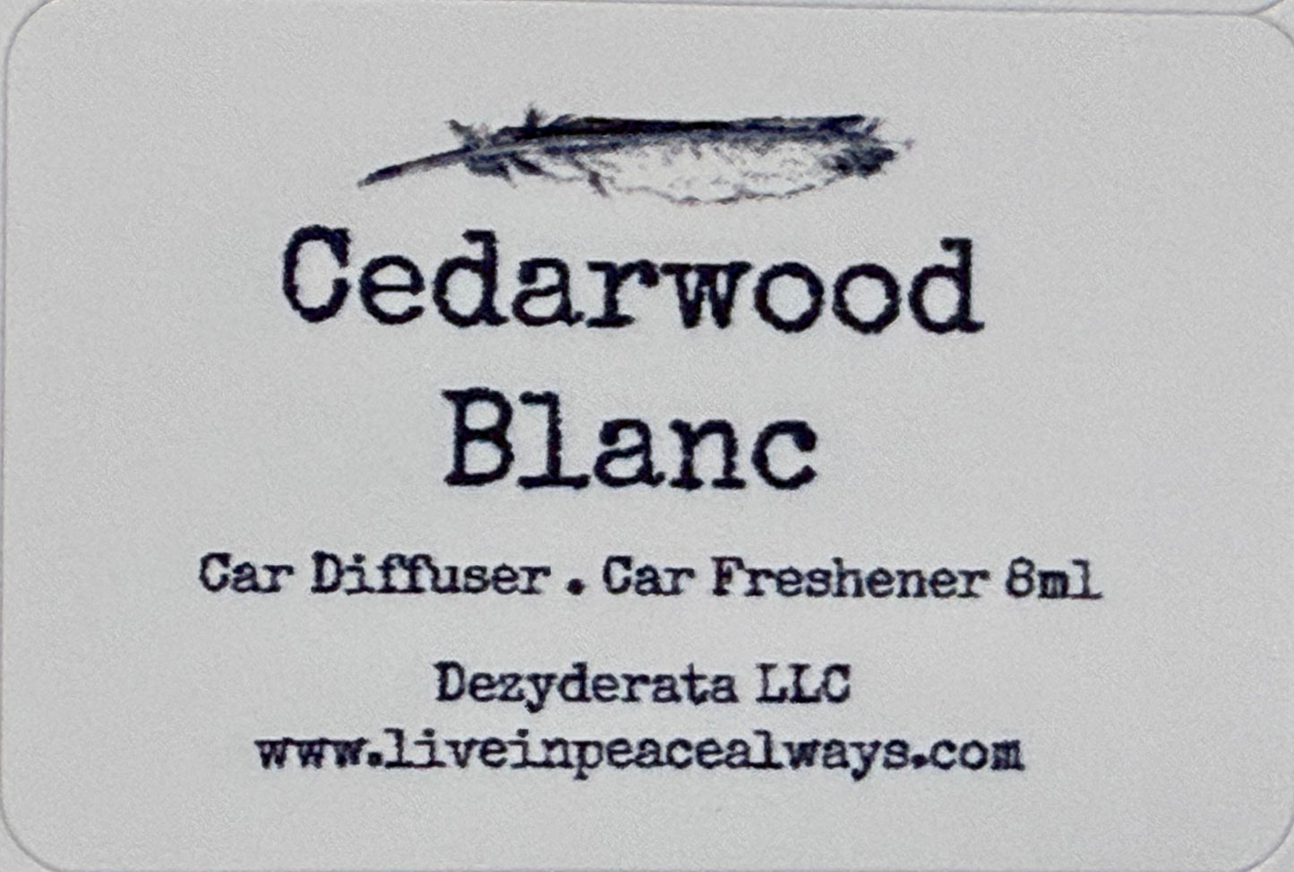 Car Freshener, Hanging Car Diffuser, Assorted Scents - 8ml