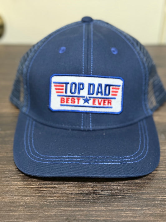 Trucker Hat with Mesh Back, Adjustable, Father’s Day Assortment-1ct