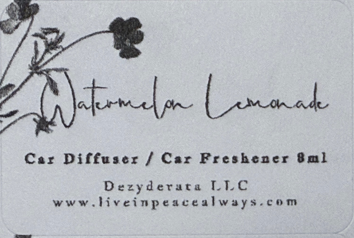 Car Freshener, Hanging Car Diffuser, Assorted Scents - 8ml