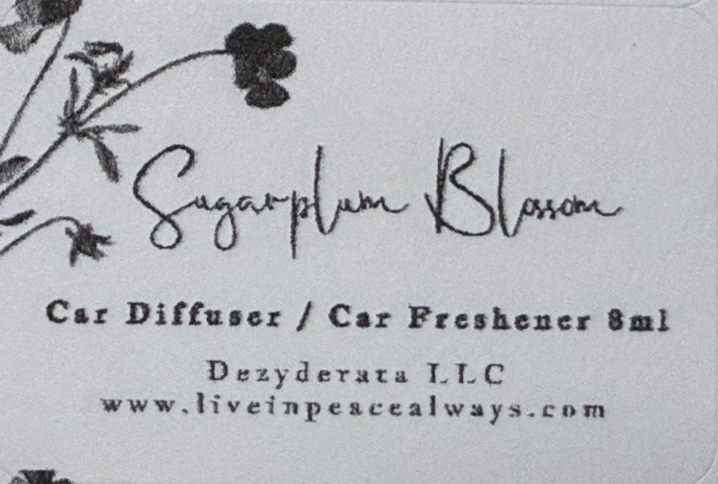 Car Freshener, Hanging Car Diffuser, Assorted Scents - 8ml