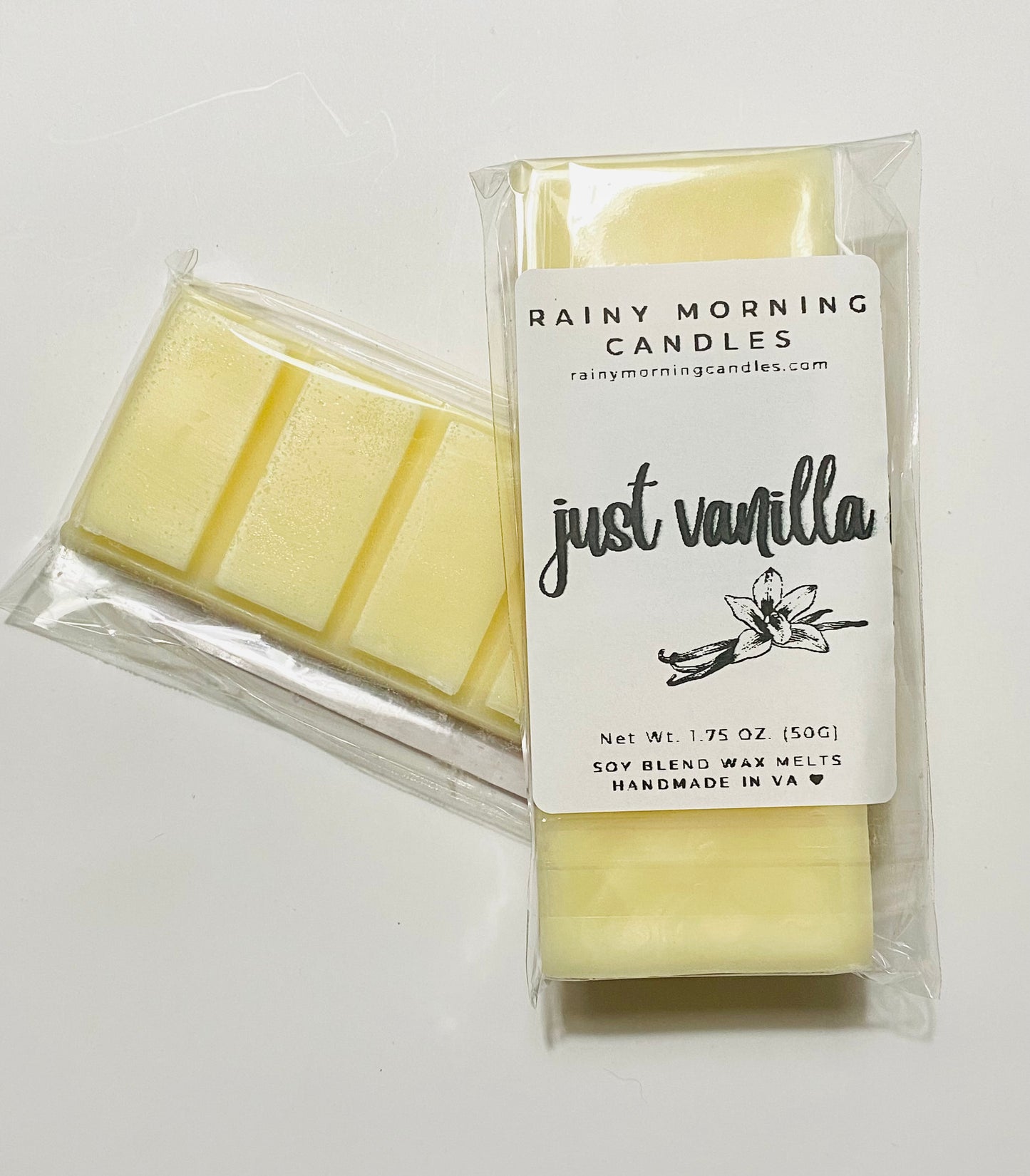 Cera derretida, velas de mañana lluviosa, barra de cera de soja para derretir, aromas variados, 1.75 oz