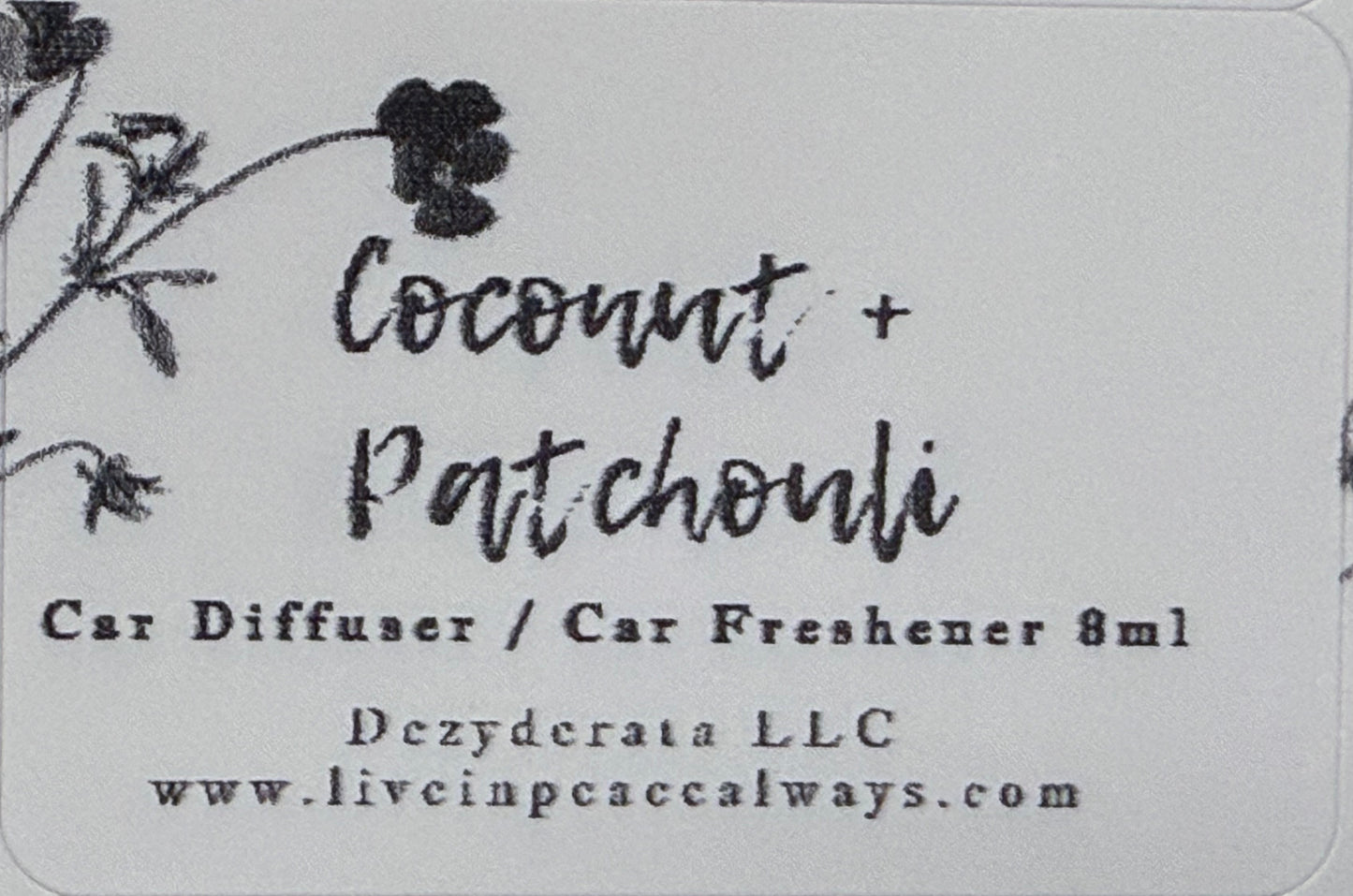 Car Freshener, Hanging Car Diffuser, Assorted Scents - 8ml