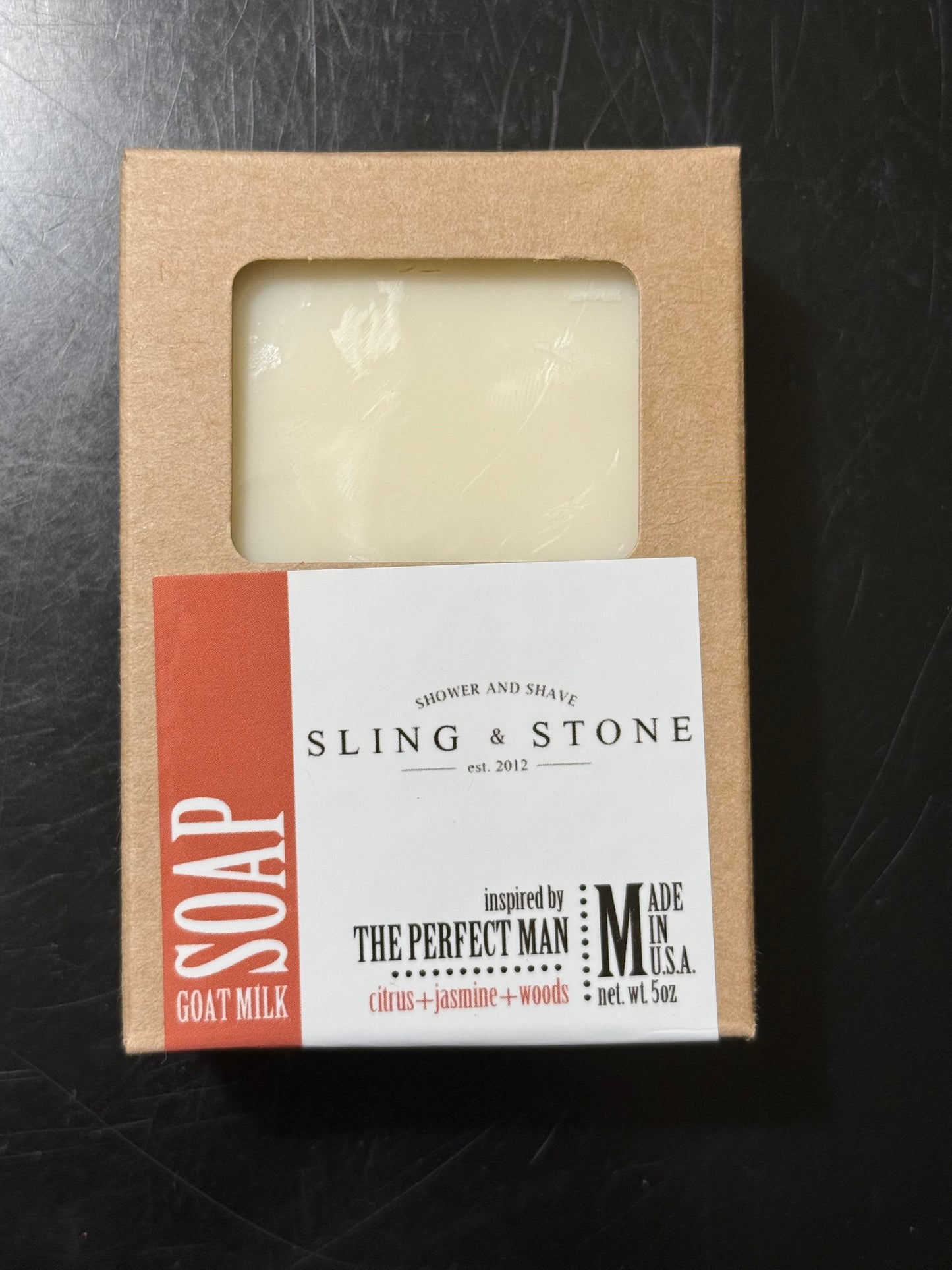 Bar Soap, Sling & Stone Handcrafted Goat Milk Soap, Men's Assorted Scents - 5oz