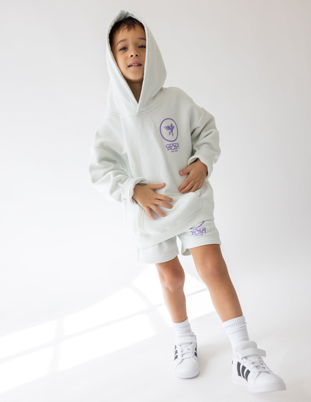 God's Plan Racing Kids Hoodie