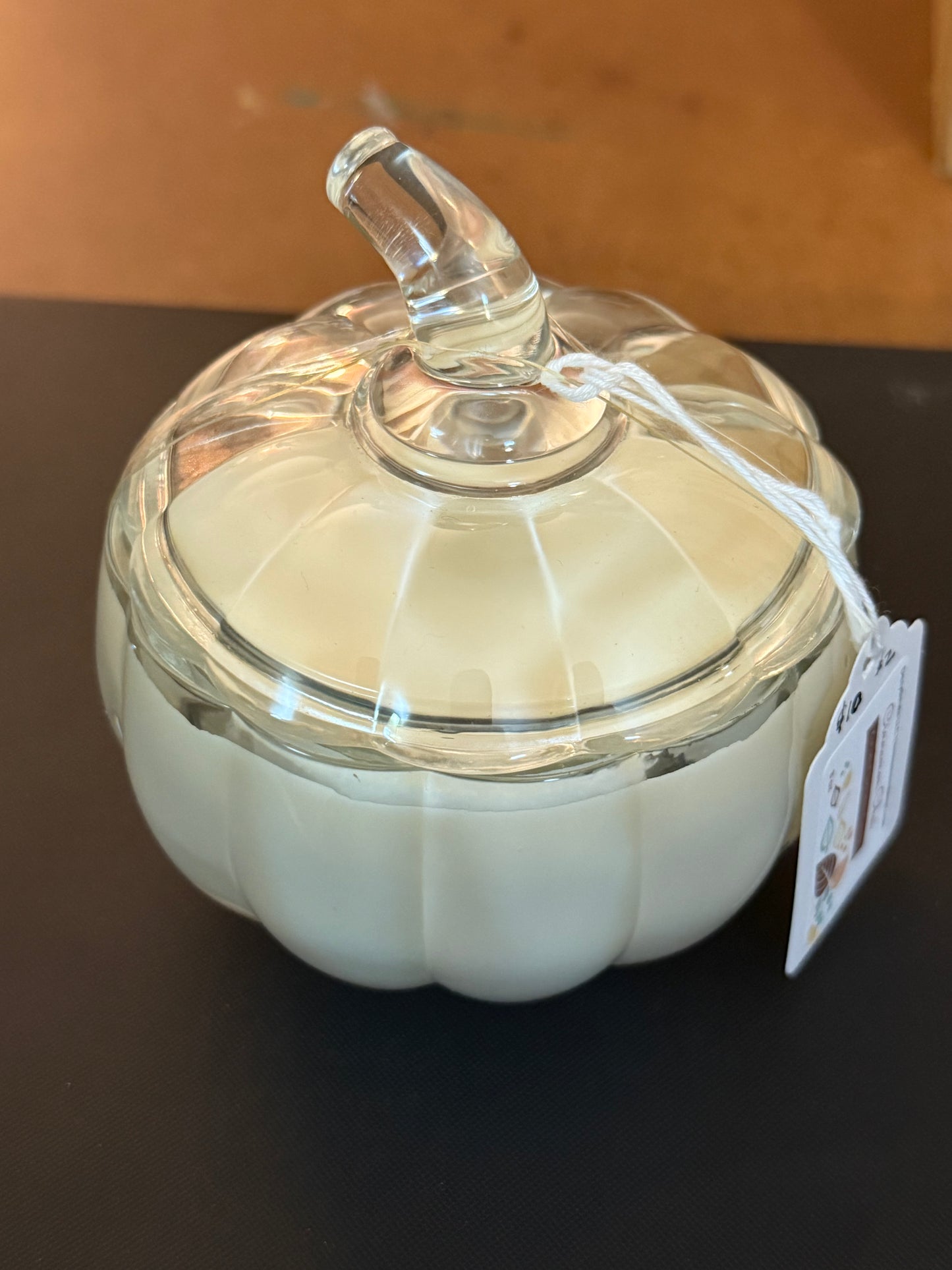 Candles, Fall Glass Pumpkin Candles - 8oz