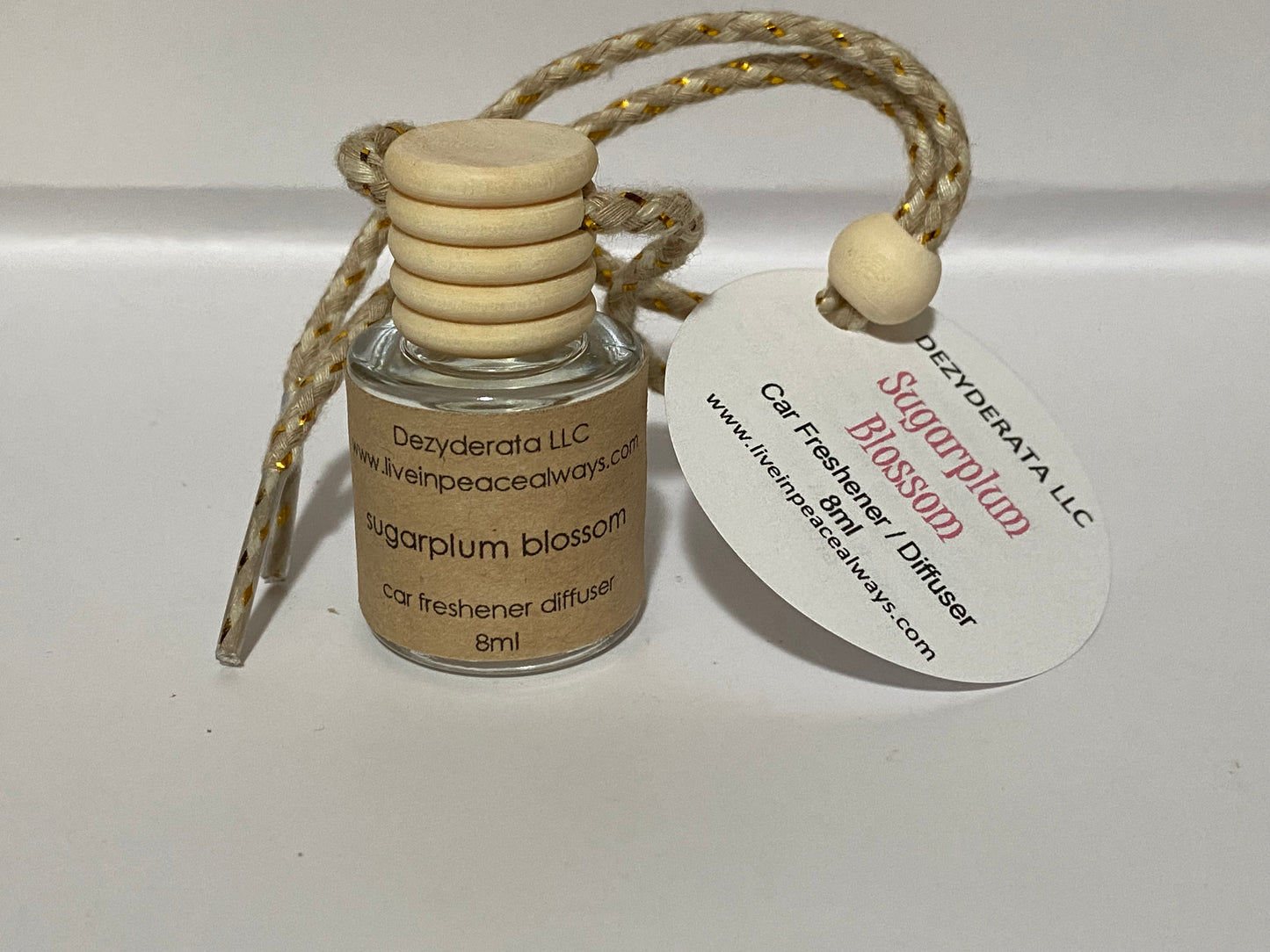 Car Freshener, Hanging Car Diffuser, Assorted Scents - 8ml