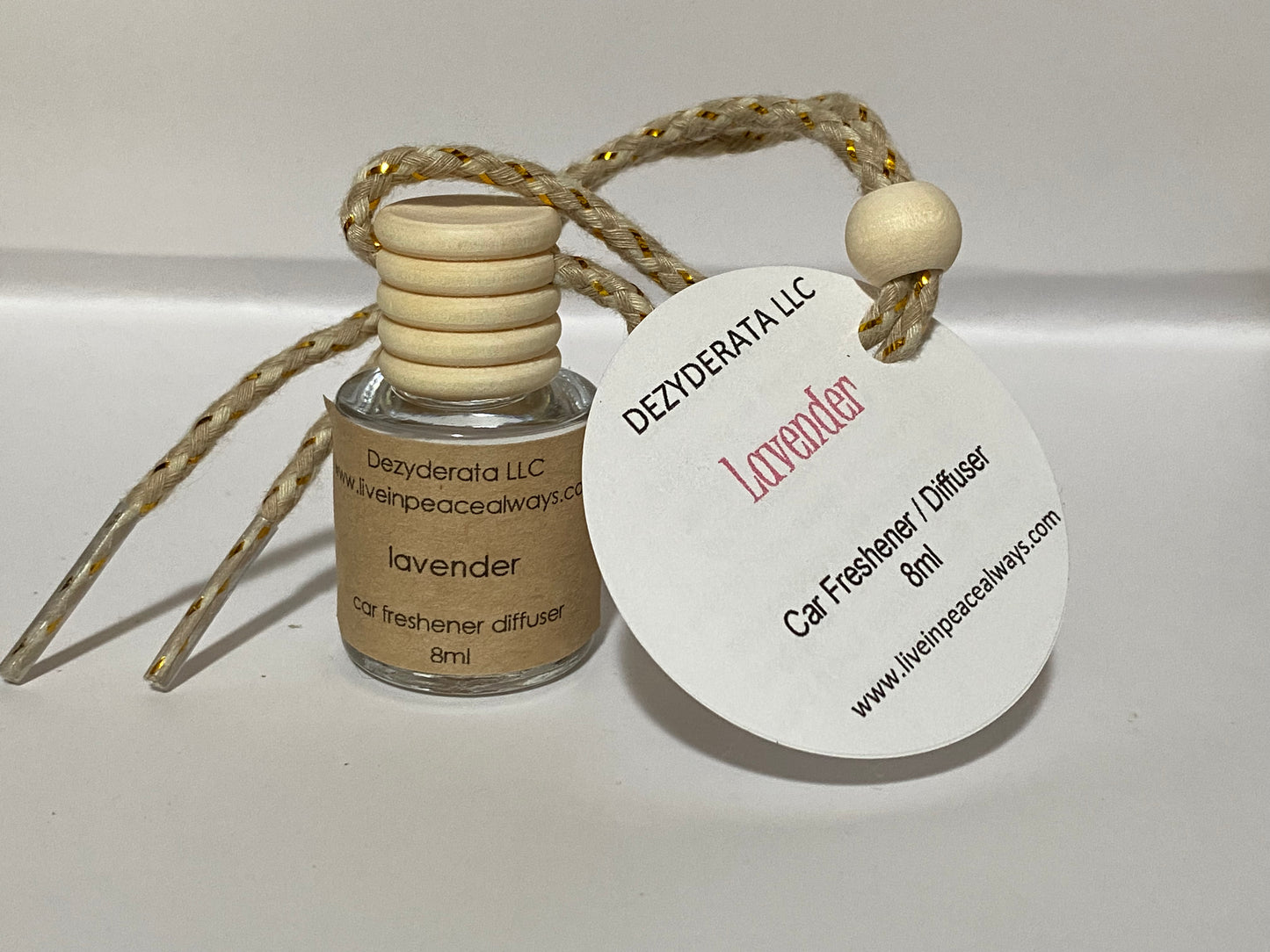 Car Freshener, Hanging Car Diffuser, Assorted Scents - 8ml