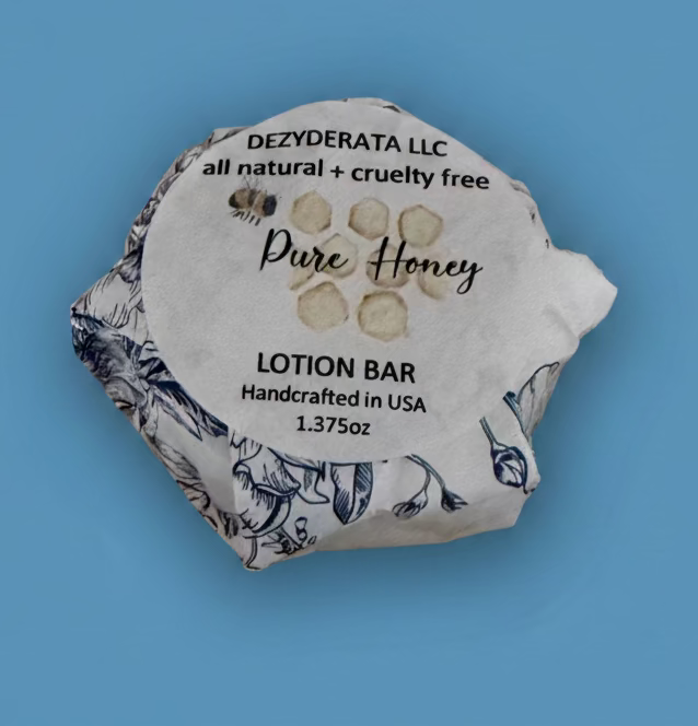Lotion Bar, Shea Butter, Pure Honey Scent - 1.375oz