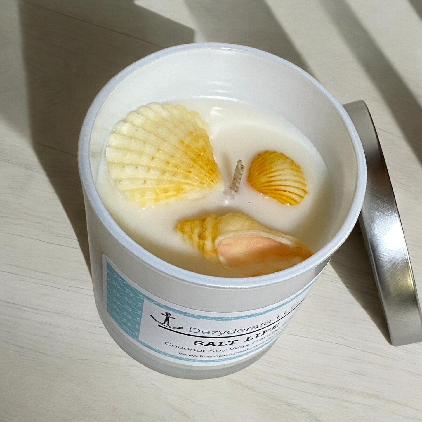 Candle, Beach Scented Soy Wax Candles- 8oz